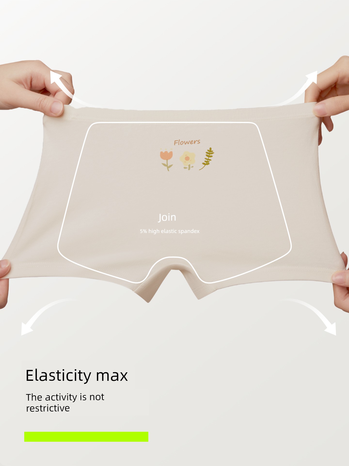 There Is a Tree Brand Girls' Underwear, Children's All-Cotton Pure Cotton Class a Little Girls' Boxer Shorts, Baby Shorts That Don'T Pinch the Buttocks — 3