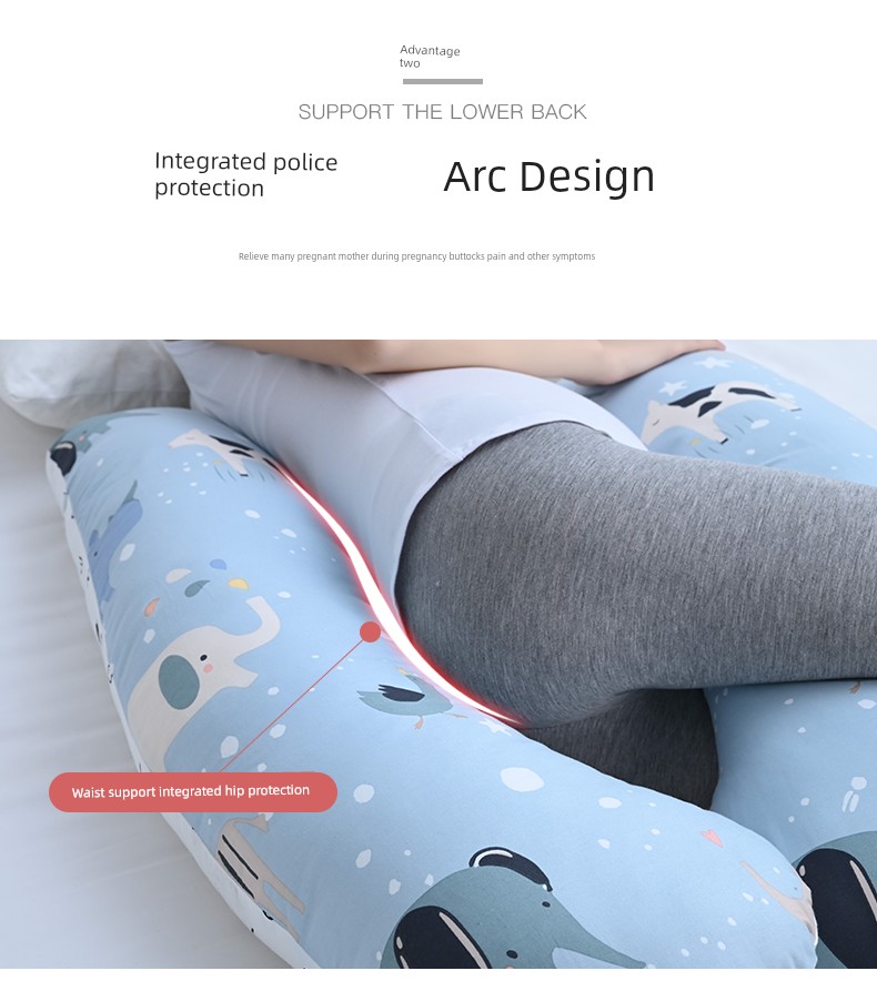 Mommytime Pregnancy Pillow Waist Support Pillow Belly Support Bolster U Essential for Pregnant Women Handy Gadget Pregnant Women Side Pillow Pregnant — 6