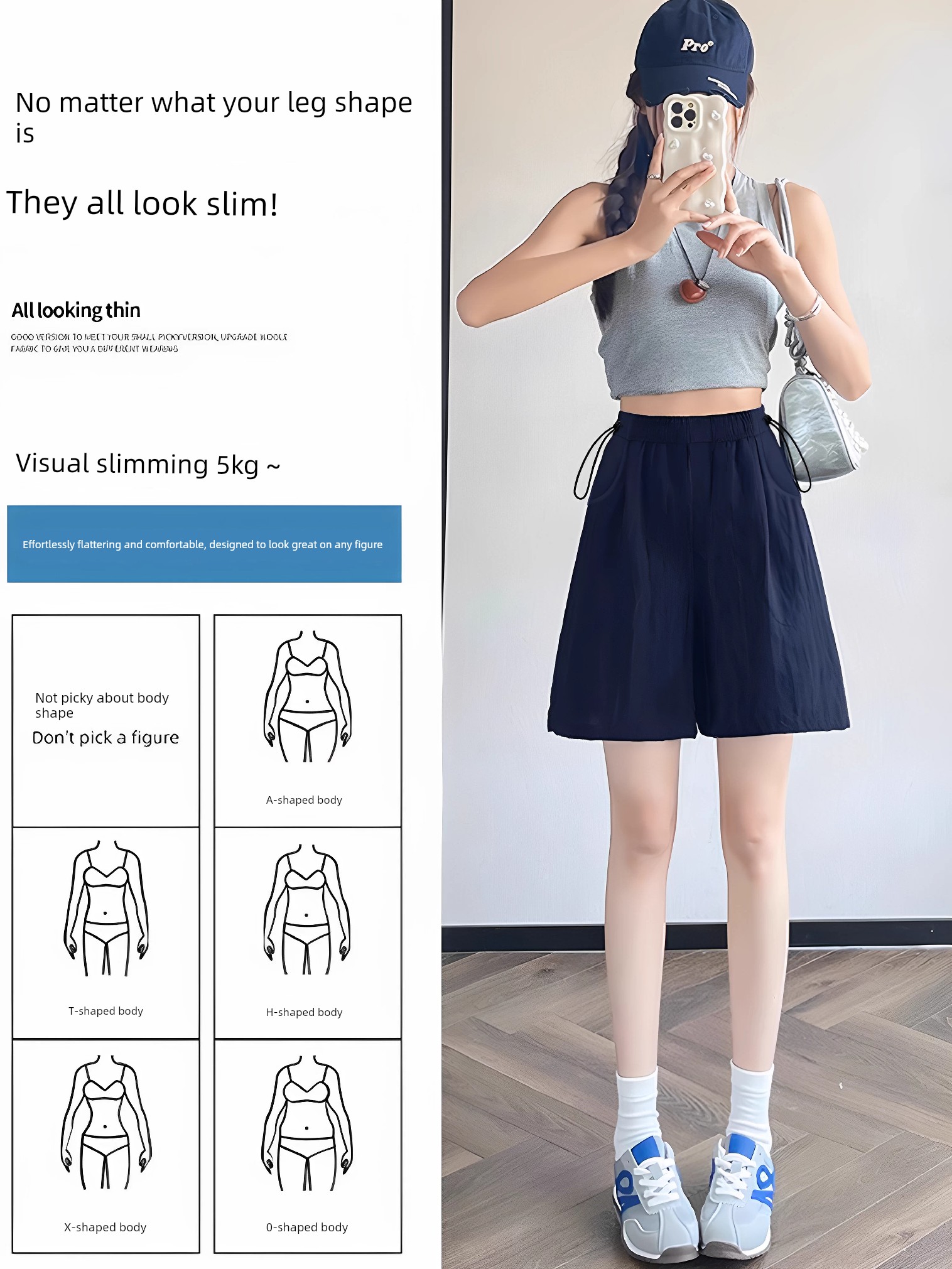 Maternity Shorts for Summer, Thin Style for Outerwear, 2026 New Model, Linen Wide-Leg Pants, Non-Tightening on the Belly during Pregnancy, Summer Wear — 2