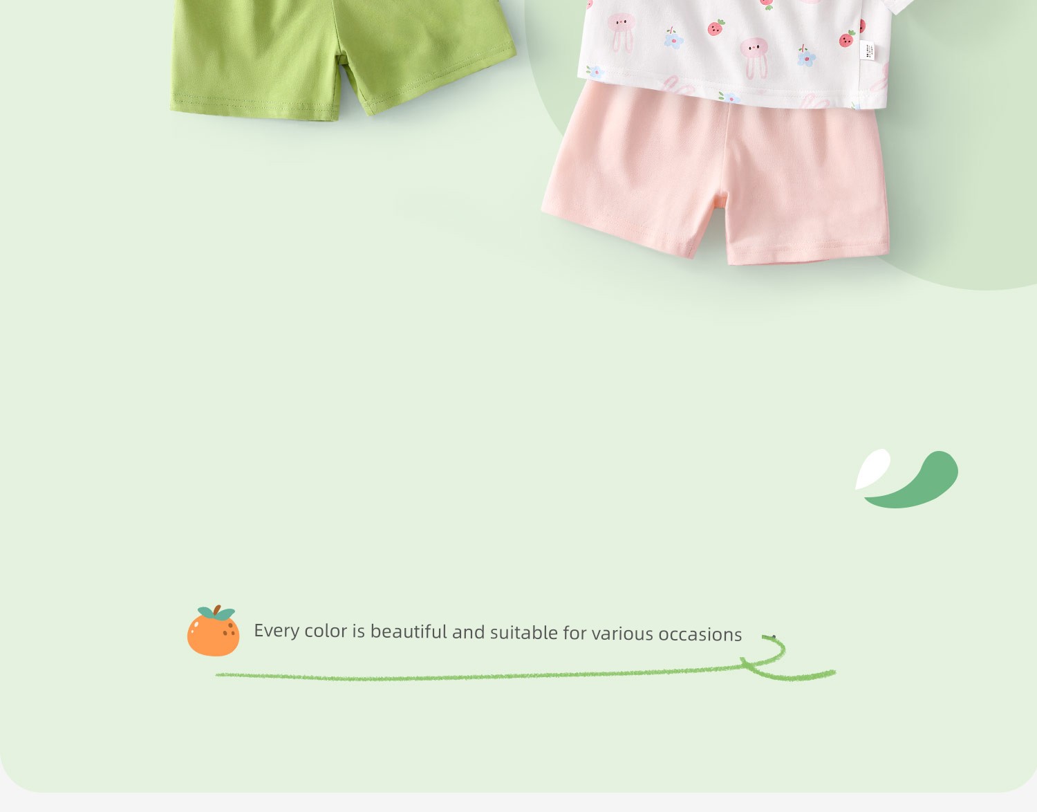 Baby Summer Outfit 2026 New Style Thin Clothing for Infants and Toddlers, Boys and Girls Short-Sleeve Shorts Children's Two-Piece Set — 8