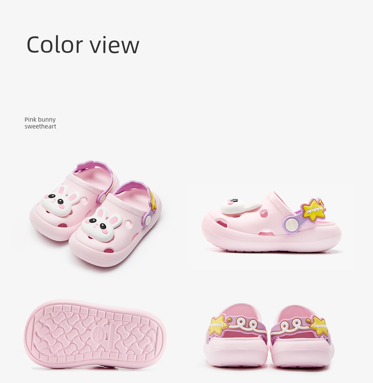 Balabala Children's Slippers for Boys, Summer Baby Clogs, Cartoon Shark Design, Kids' Girls' Bath Sandals — 13
