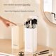 Automatic lifting makeup brush storage cylinder pressing dustproof high-quality desktop cosmetic storage box eyebrow brush bucket