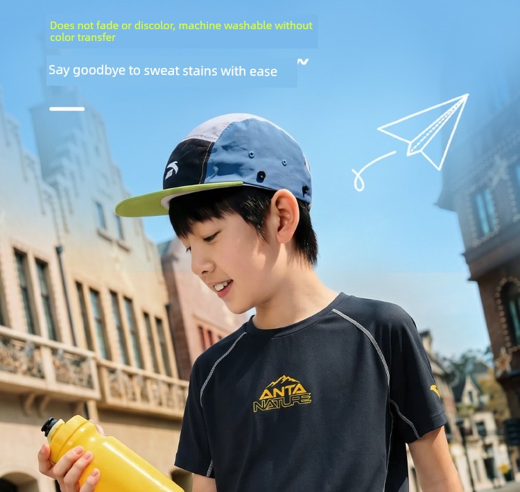 Easy-To-Wash T-Pro Anta Children's T-Shirt for Boys, Summer Sports Quick-Dry Short-Sleeve 2026 New Outdoor Breathable Short T-Shirt — 14