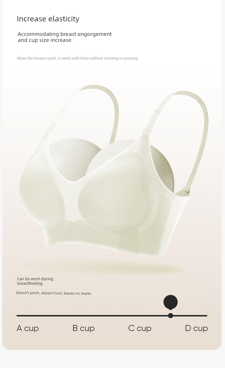 Rovo Maternity Nursing Bra, Summer Thin Style, Anti-Sagging, Specially Designed for Breastfeeding, 2026 Ultra-Thin Sleep-Wearable Bra — 11