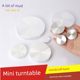 Miniature aluminum alloy turntable figure base ceramic sculpture turntable model mini turntable handicraft display stand