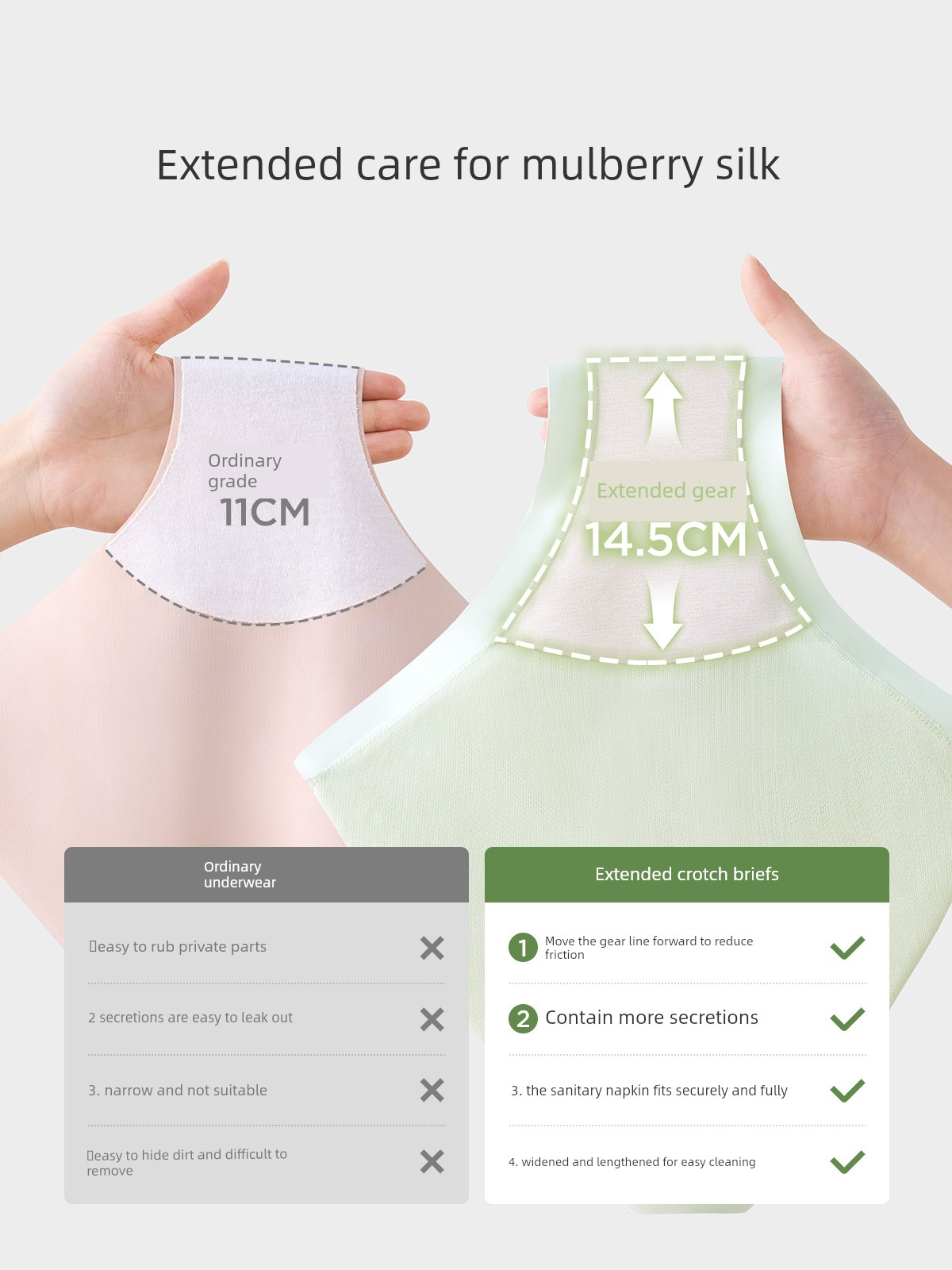 Jq Jingqi Maternity Underwear for Pregnancy, Large Size, Mid to Late Pregnancy, Pure Cotton Antibacterial Crotch, Modal Breathable — 4