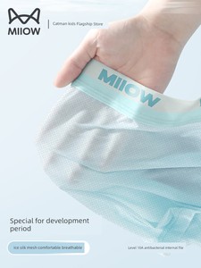 MiiOW Kids Youth Ice Silk Summer Children's Underwear
