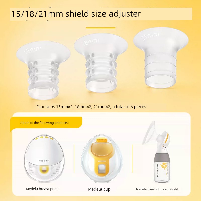 Medele Electric Sweet Cup Breast Pump Fittings — 1