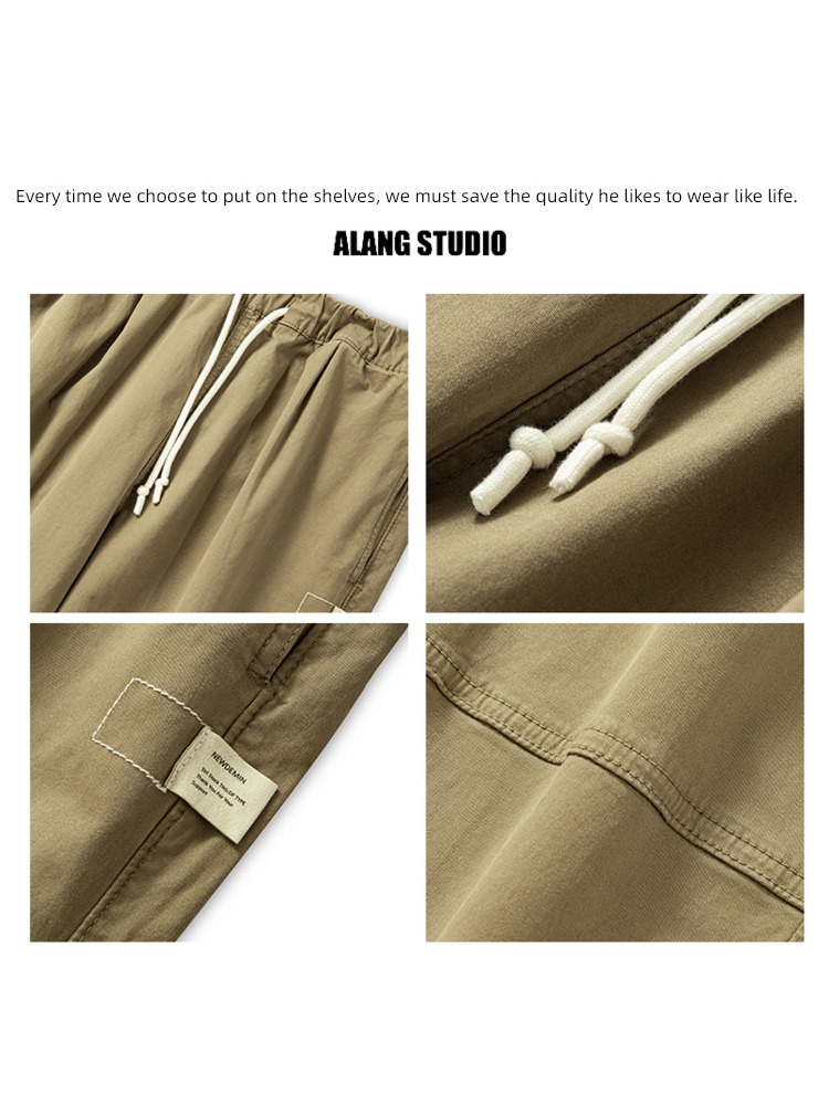 Xu Tailang American style Retro Ruffian handsome leisure time Overalls