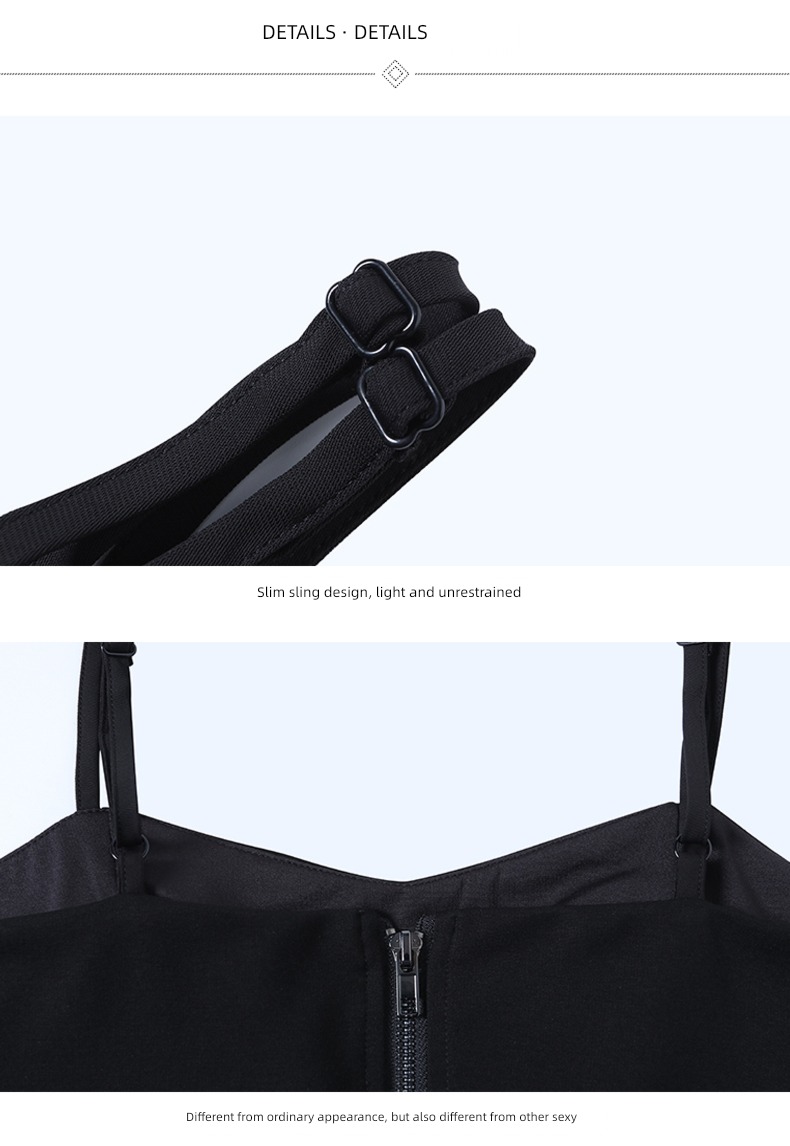 Beautiful back suit Inner lap spring and autumn Fat mm camisole vest