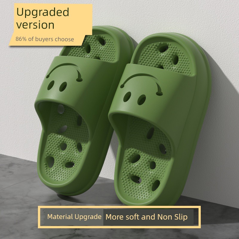 Bathroom Bath Leaking Cut Out Child Kid Slippers — 7