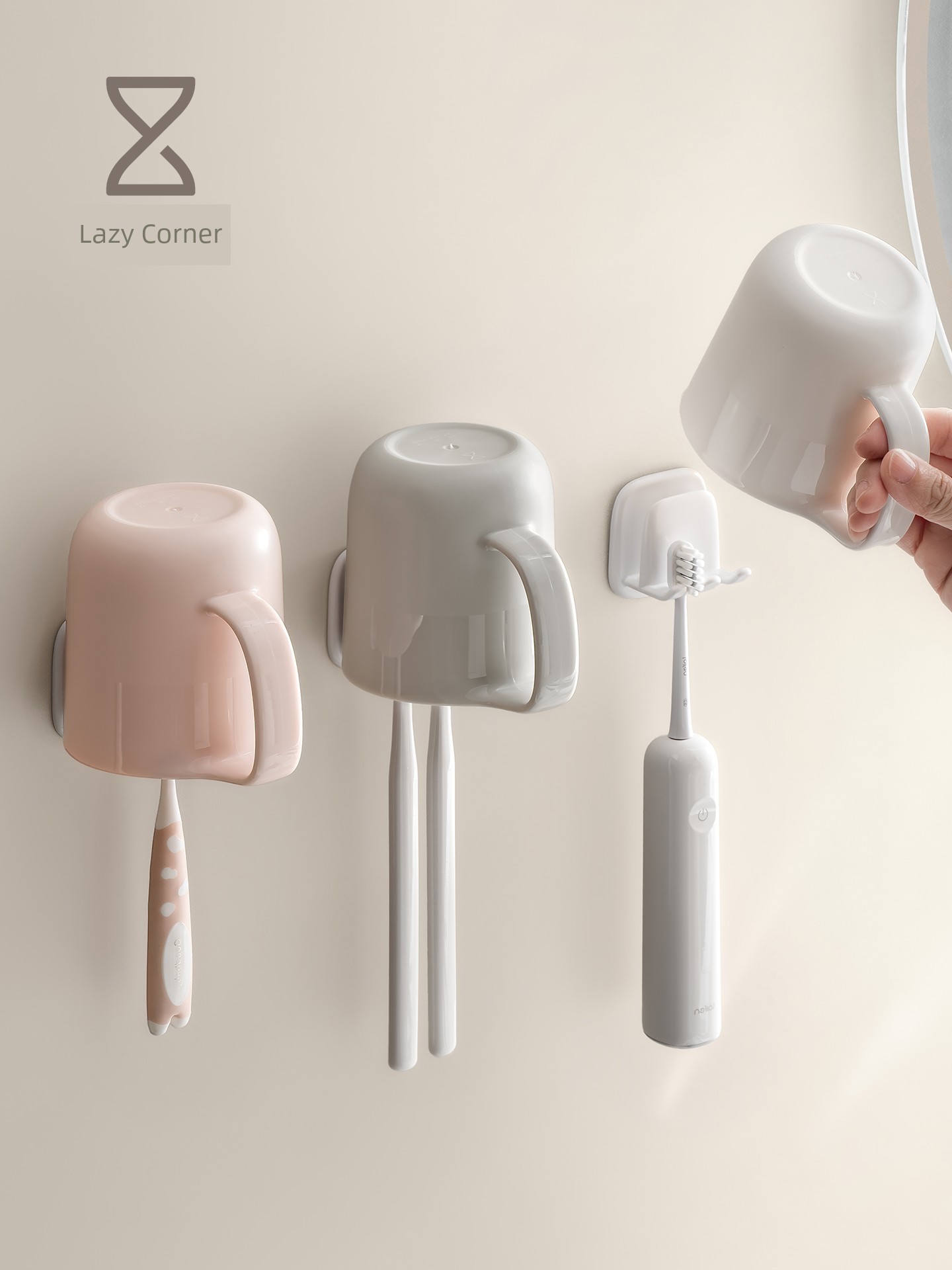 Lazy Corner Mouthwash Cup Toothbrush Cup Washing Cup Dental Cup Toothbrush Holder Student Dormitory Use Children's 2026 New Model