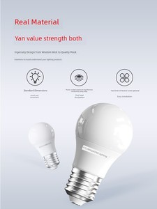 Changhong Lighting Full Spectrum LED Energy-Saving Bulb Eye-Protection Lamp Learning Dedicated Non-Stroboscope E27/E14 S