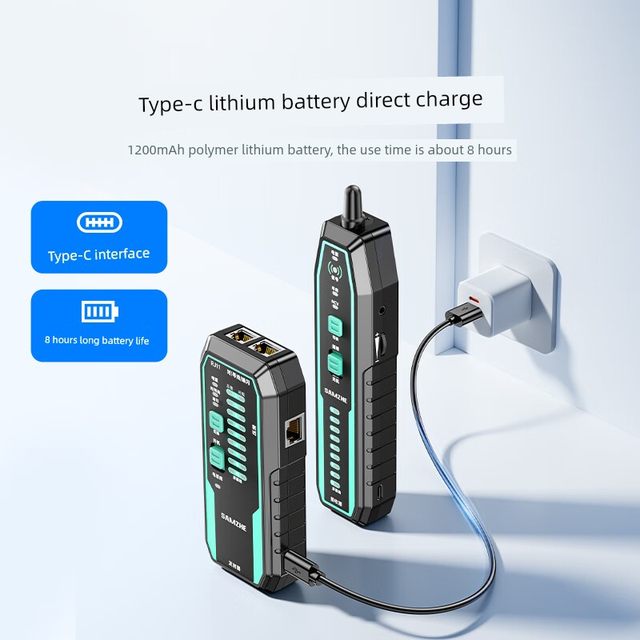 Shanze Network Line Hunter Multifunctional Telephone Network Line Hunter Poe Anti-interference Line Hunter NCV Voltage Detection