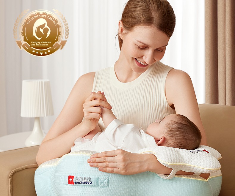Hoag Nursing Pillow Newborn Feeding Aid for Direct Feeding, Sitting Feeding, Cuddling, Waist Support Cushion, Breastfeeding Pillow — 4