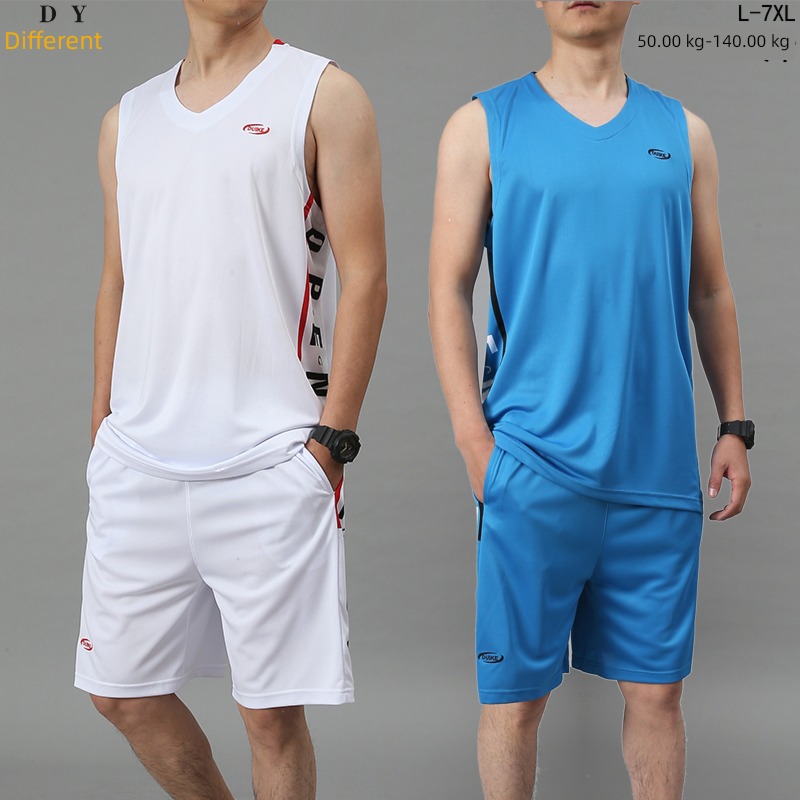 summer Sleeveless man Bodybuilding customized Sports suit