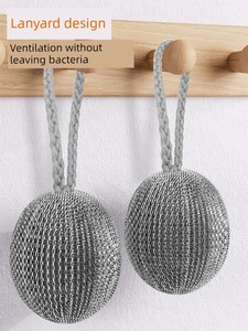 Steel Wire Ball Cleaning Ball for Household Use, Non-Shedding, for Washing Dishes and Pots in the Kitchen, Stainless Ste