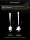 Germany 316 stainless steel spoon for household children's meal spoon high-end exquisite long-handled soup spoon food grade spoon