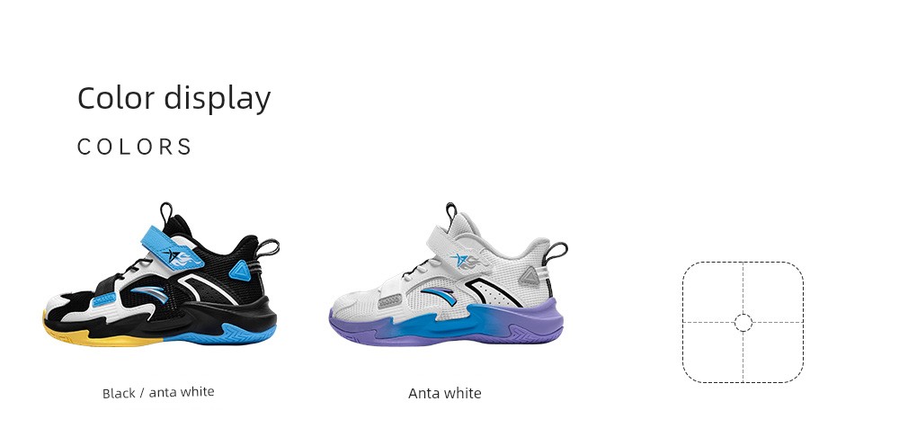 Trial | Anta Kids Boys' New Autumn Model Professional Practical Youth Training Basketball Shoes Sports Shoes — 48