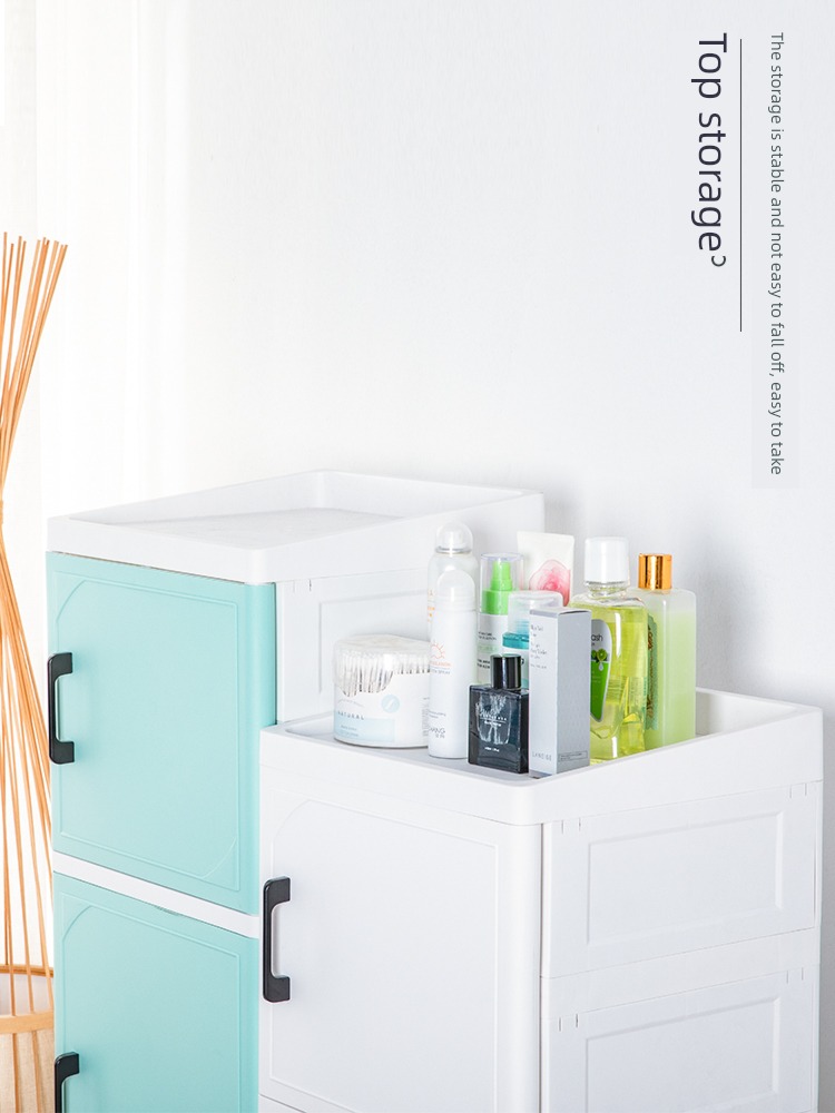 25 / 35C M Crevice Storage cabinet drawer Storage cabinet Plastic bedside cupboard kitchen TOILET Shower Room Locker