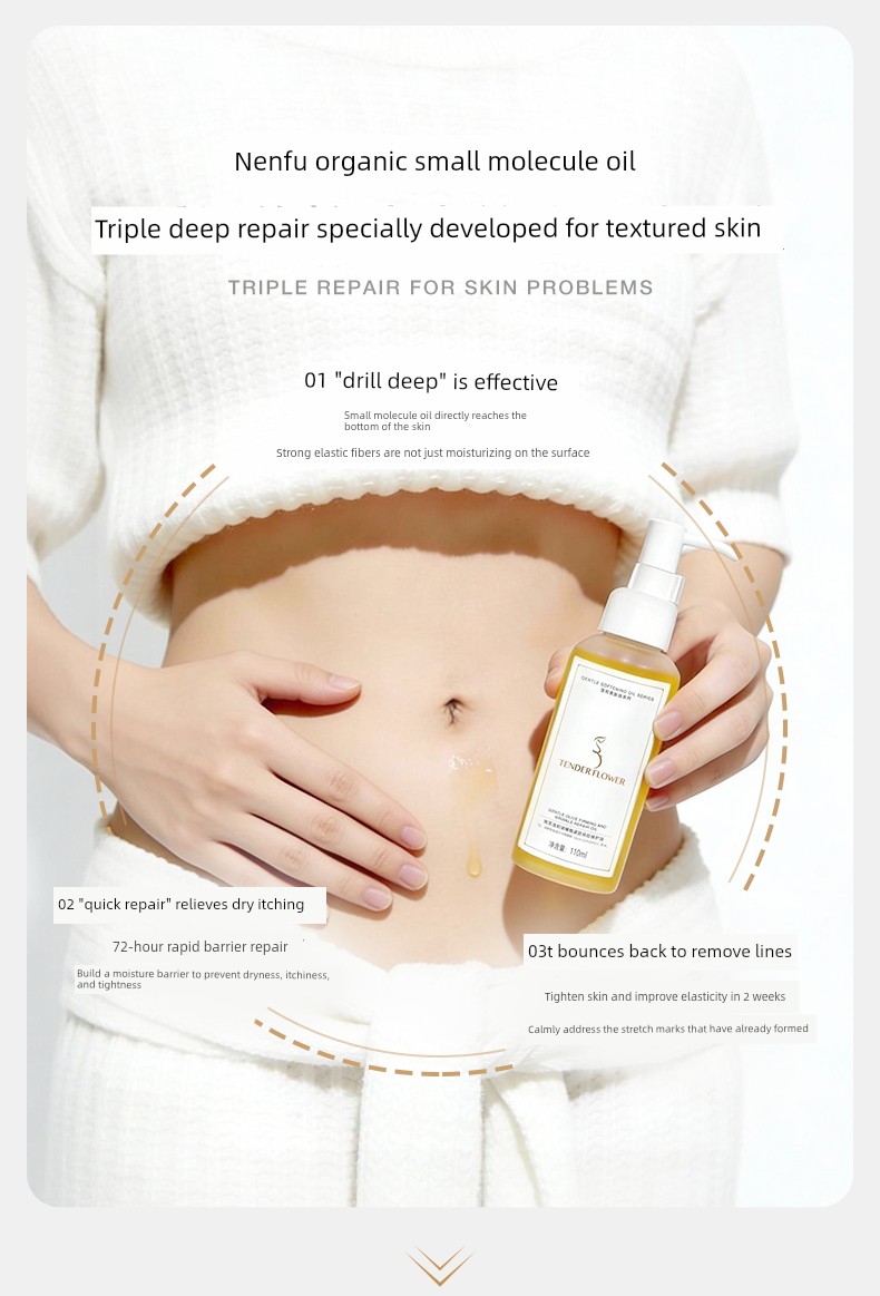 German Nenfu Olive Pregnancy Oil for Women Preparing for Pregnancy to Prevent and Reduce Obesity Marks, Using Skin-Rejuvenating Pregnancy Body Essence Oil — 13