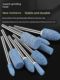 Small grinding wheel grinding head blue corundum flint 3mm metal rust removal polishing electric drill grinder electric grinding head column