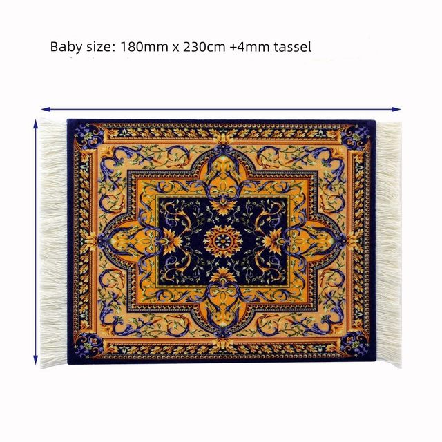 Türkiye carpet mouse pad placemat American coffee cuppad anti-slip anti-scalding insulation retro art pad free shipping