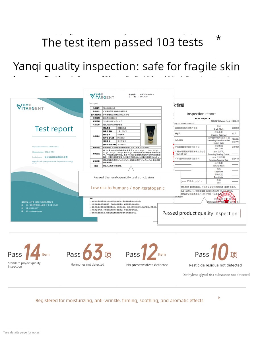 Kangaroo Mom's Pregnancy-Preparation Hand Cream for Women, Moisturizing and Hydrating Hand Care, Portable Four-Season Fragrance Hand Care Gift Box