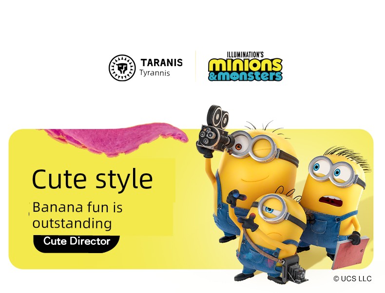 Tyrannis Genuine Minions Collaboration Shoes, New Autumn Model Children's Sneakers, Boys' Flashing Shoes, Girls' Light-Up Shoes — 3