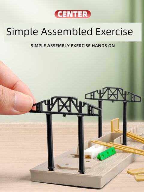 Fuxing high-speed rail model simulation platform overpass toy accessories
