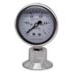 Chuck clamp type diaphragm pressure gauge Food hygiene grade diaphragm meter YNTP60BF 1MPA shock-resistant fast loading type