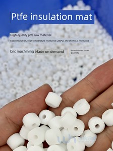 PTFE Mat PTFE Gasket PTFE Insulation Flat Mat Teflon High Temperature Resistant Acid and Alkali Resistant round Plastic