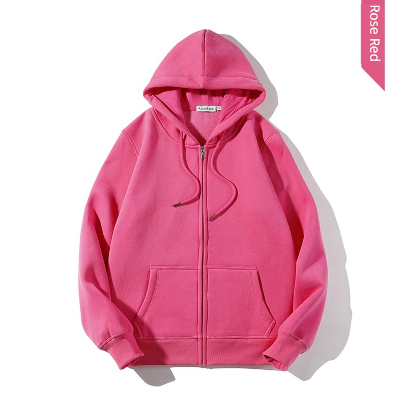 Cardigan zipper winter clothes easy Plush leisure time Sweater