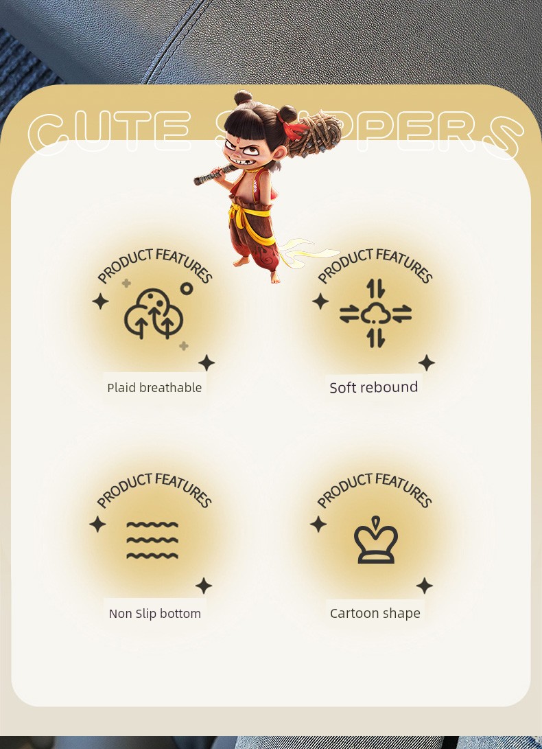2025 New Arrival Nezha Slippers AO C Slippers Kids Summer Home Soft Bottom Non Slip Baby Summer Slippers Boys and Girls — 3