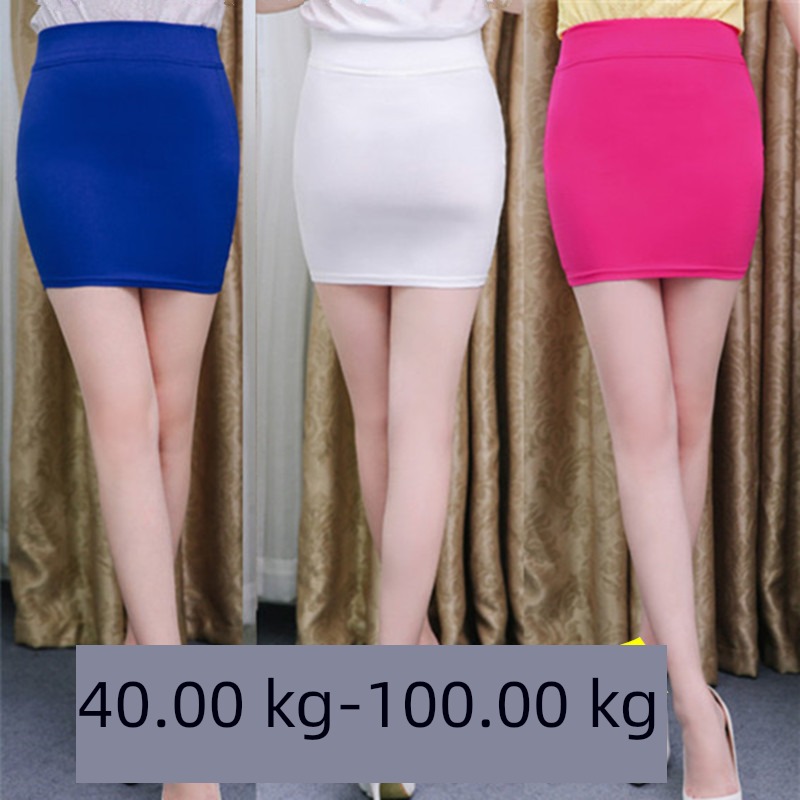 spring and autumn Tightness High waist UltraShort  Safety trousers Half body skirt