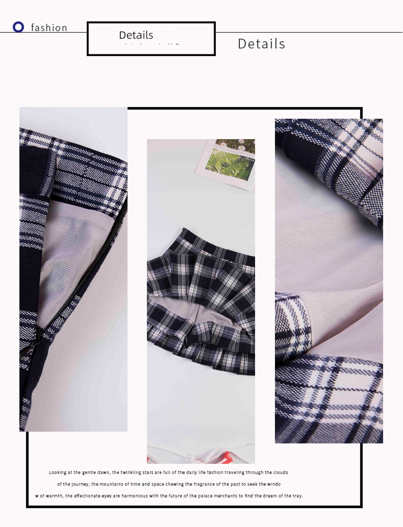 gules lattice female Autumn and winter Korean style have cash less than that is registered in the accounts Pleated skirt