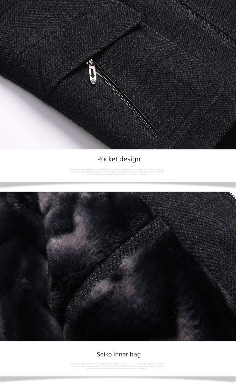 chenille  winter clothes Plush thickening Wool Jacket loose coat
