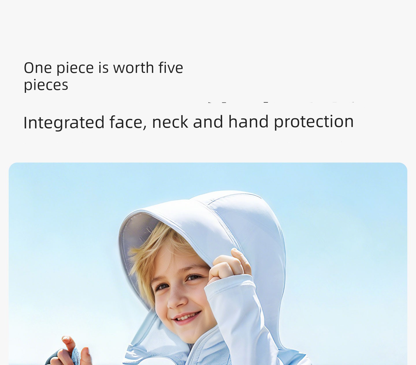 Ouyun [Jelly Cool] Baby Sun Protection Clothing Summer Cool Thin Jacket for Boys and Girls, Infant Lightweight Coat, Children's Sun Protection Shirt — 16