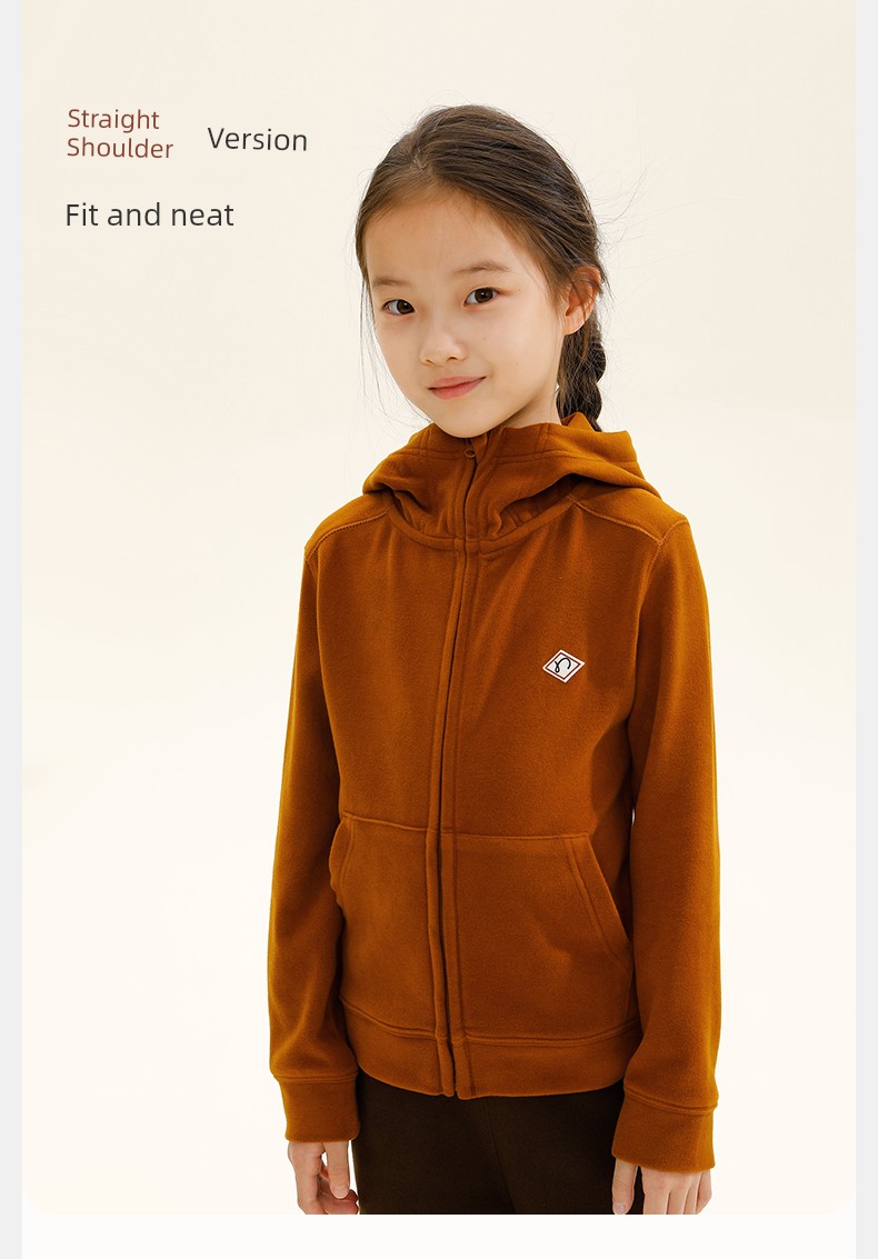 Capsule Naju Children's Clothing [Easy to Fold] Children's Sweatshirt Antibacterial Static-Free Lightweight Warm Fleece Zip-Up Jacket for Boys and Girls — 19