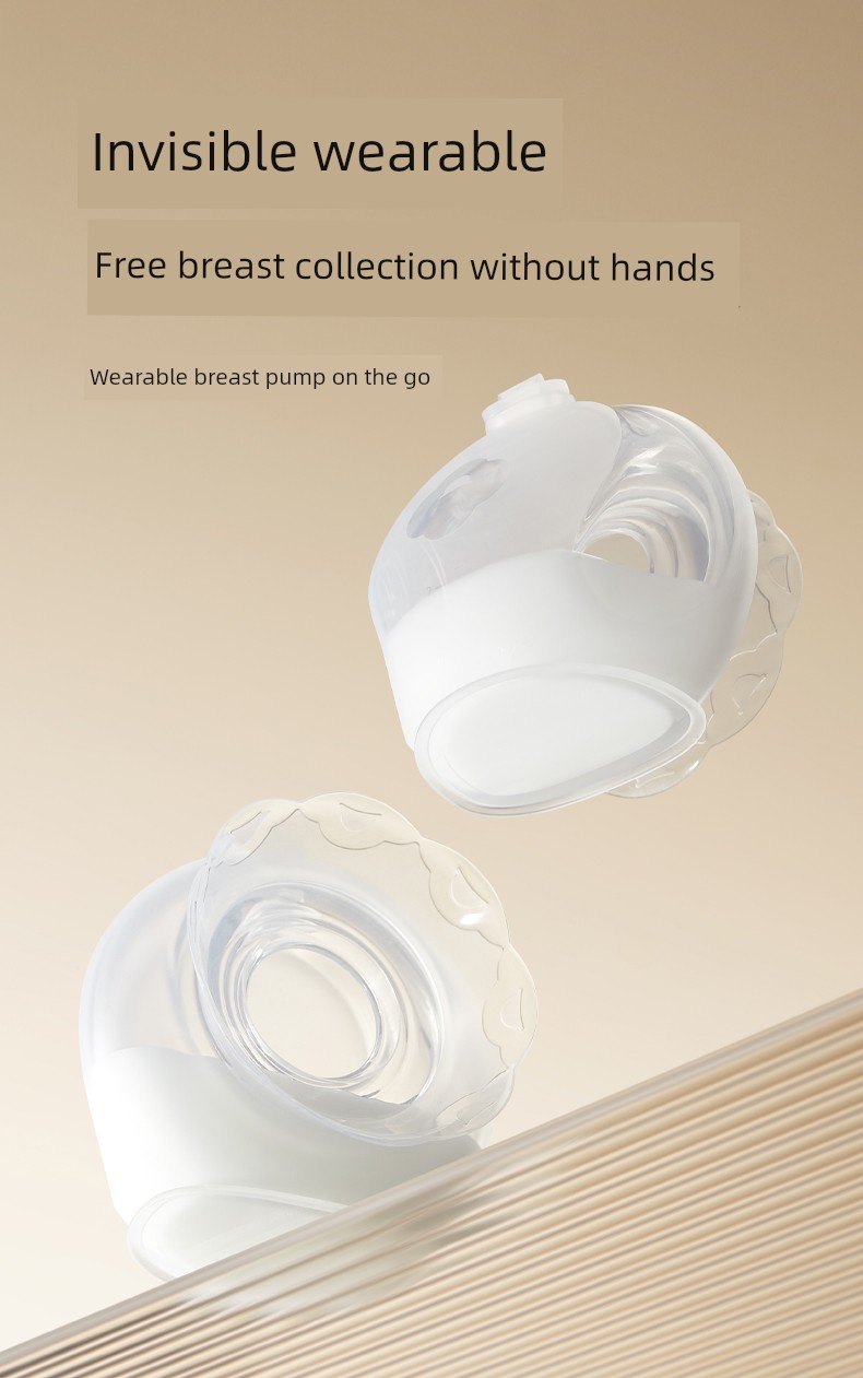 October Crystal Breast Milk Collector Manual Hands-Free Breast Pump for Pregnant Women with Leaking Milk, Milk Catcher, Anti-Overflow Breast Collector — 2