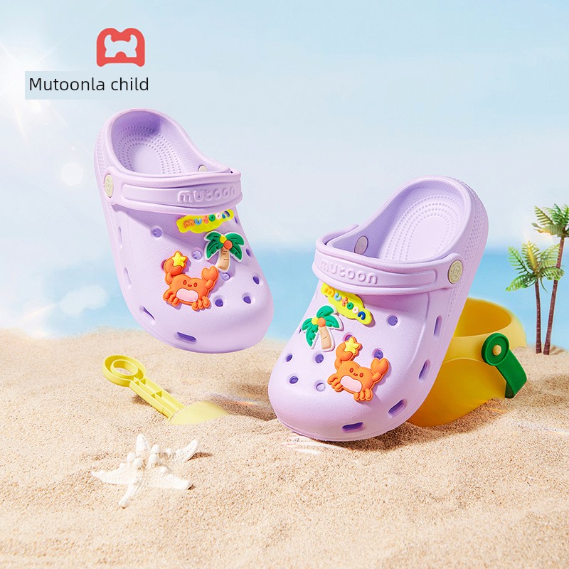 Children's Slippers for Indoor Use, New Summer Style for Boys, Clogs for Kids, Outdoor Sandals for Girls, Beach Shoes — 8