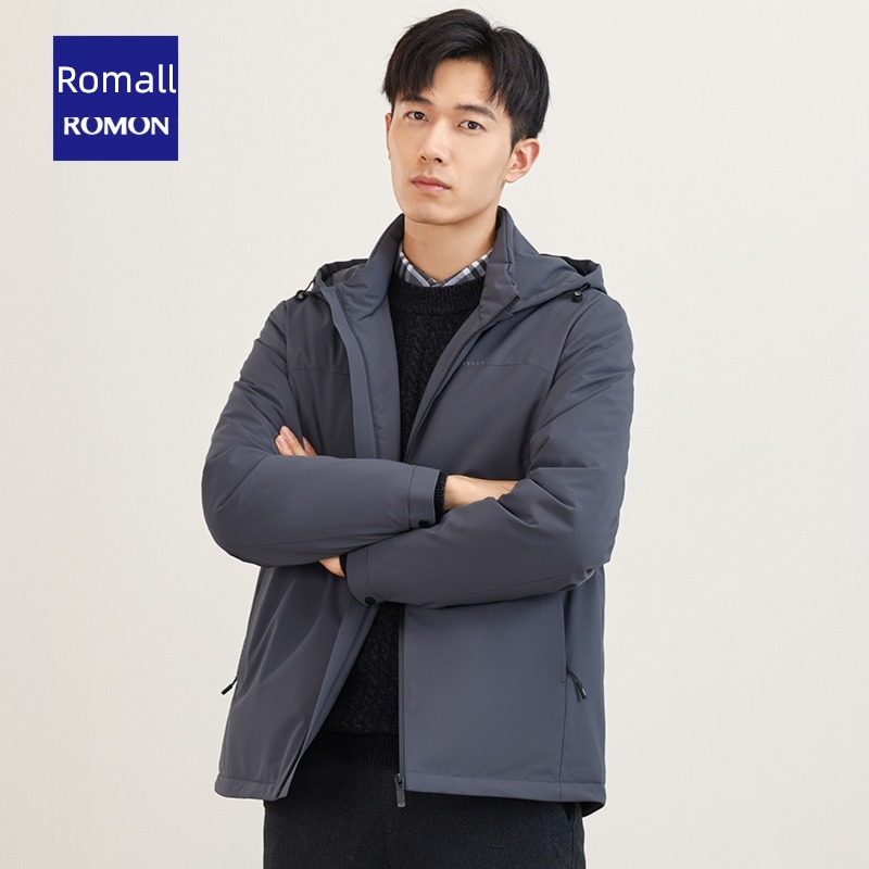 Romon live broadcast Detachable cap man have cash less than that is registered in the accounts Down Jackets