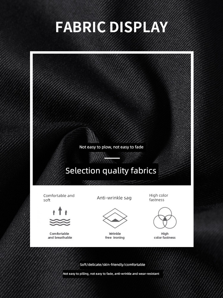 Spring and Autumn teenagers black leisure time trousers work clothes