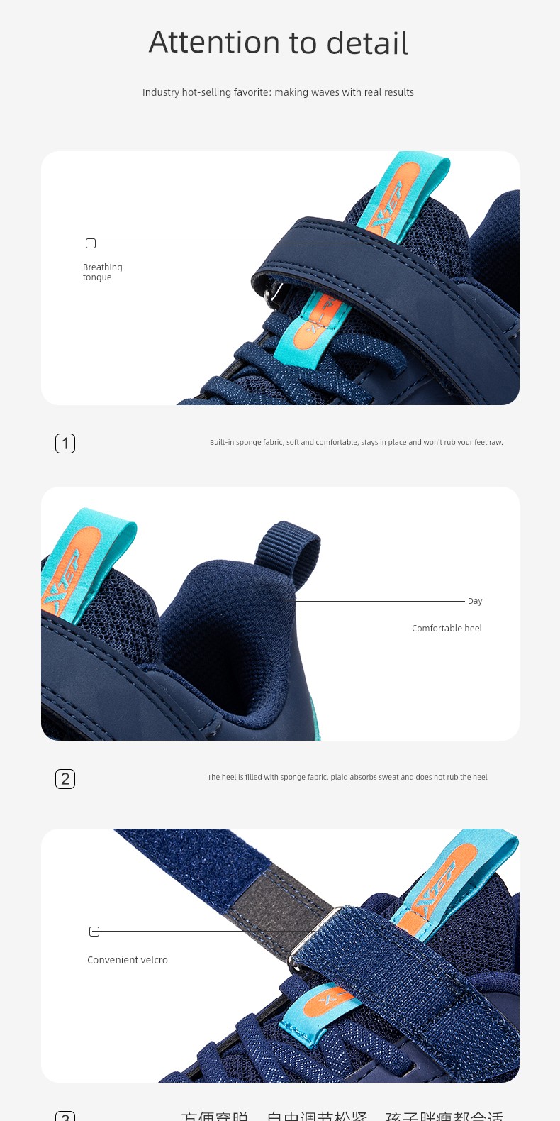 Cloud Running | Xtep Kids 2026 Autumn New Girls' Mesh Running Shoes Children's Boys' White Sneakers Sports Shoes. — 28