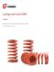 Weilixin orange mold spring SWS medium compression amount orange red YSWS spiral compression spring large inner hole flat spring