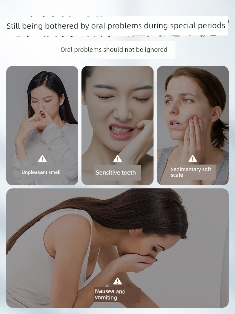 Folic Acid Toothpaste for Pregnant Women to Relieve Morning Sickness, Can Be Used during Pregnancy and Postpartum, Freshens Breath, Removes Yellow Stains, Eliminates Bad Breath, Does Not Contain Fluoride