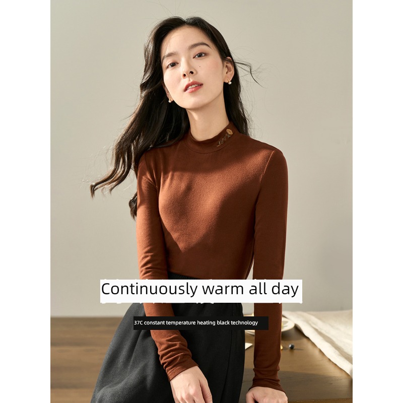 Inman  Derong 2022 autumn Self-cultivation Long sleeve T-shirt