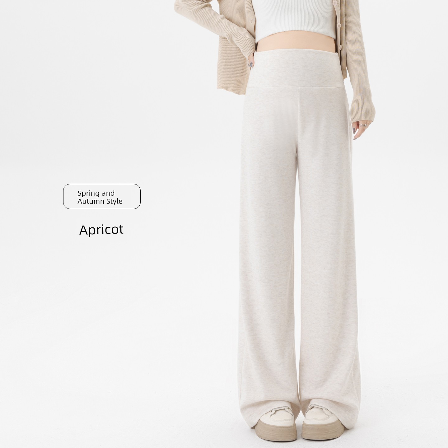 Maternity Pants for Spring, Autumn, and Winter, Straight Wide-Leg Pants, Loose and Casual, Do Not Squeeze the Belly, Fall Pants That Do Not Slip down — 2