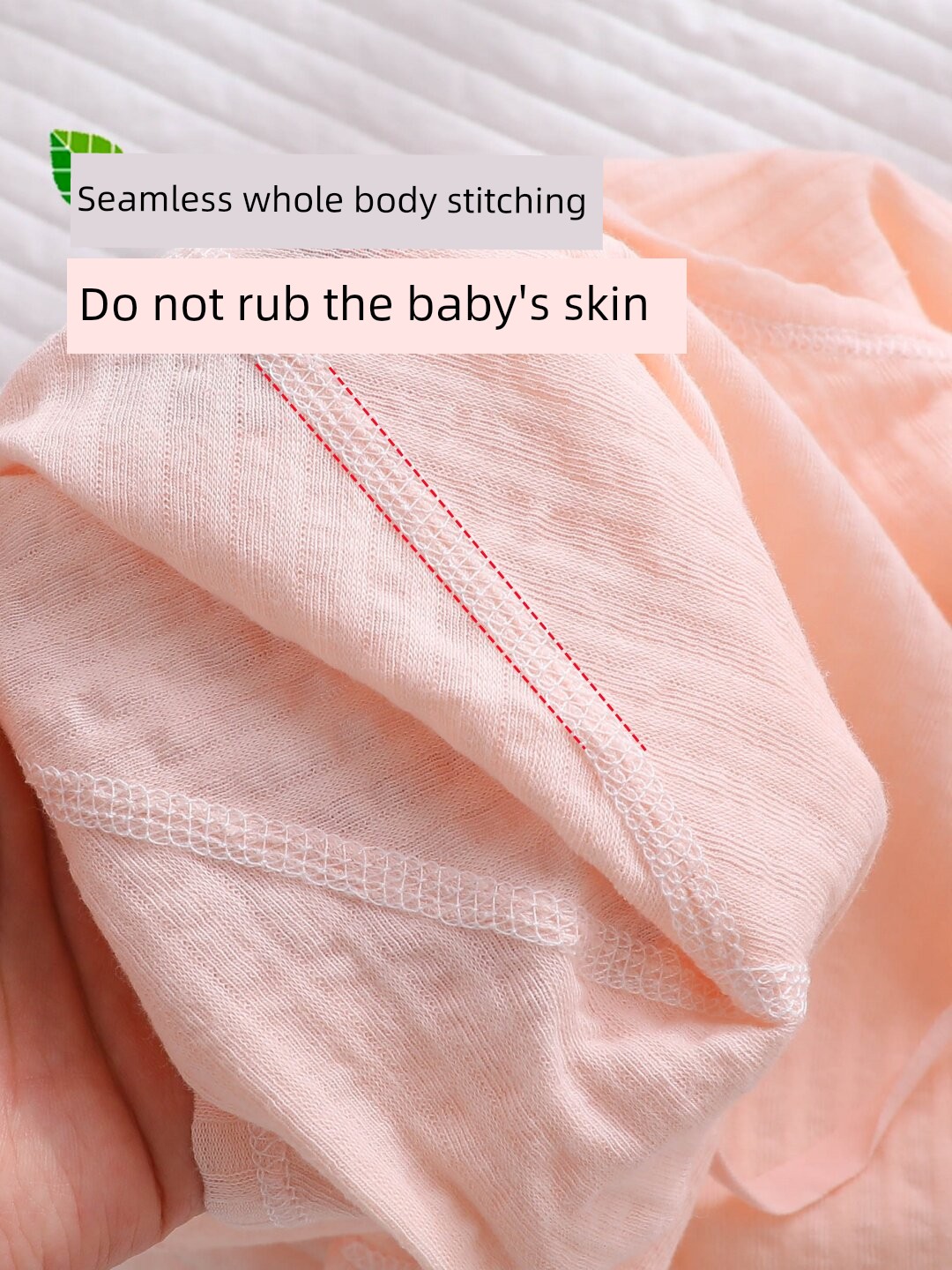 All-Cotton Pure Cotton Newborn Baby Two-Piece Set, Summer Thin Style, Autumn Clothing, Pure Cotton Monk-Style Clothes, Open-Crotch for Newborns — 3
