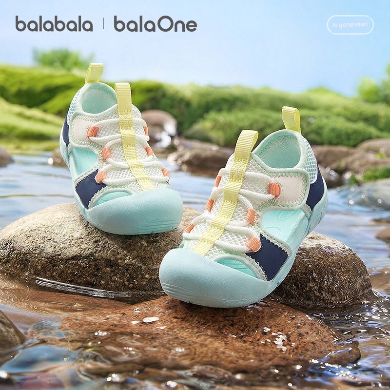 [Bee Wish Society] Balabala Kidsren's Shoes, Kidsren's Sandals, Quick-Drying, Soft-Soled, Breathable, Sports-Friendly Summer Shoes — 3